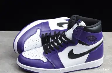 PURPLE 555088-500 HIGH 1 AIR COURT JORDAN 0529